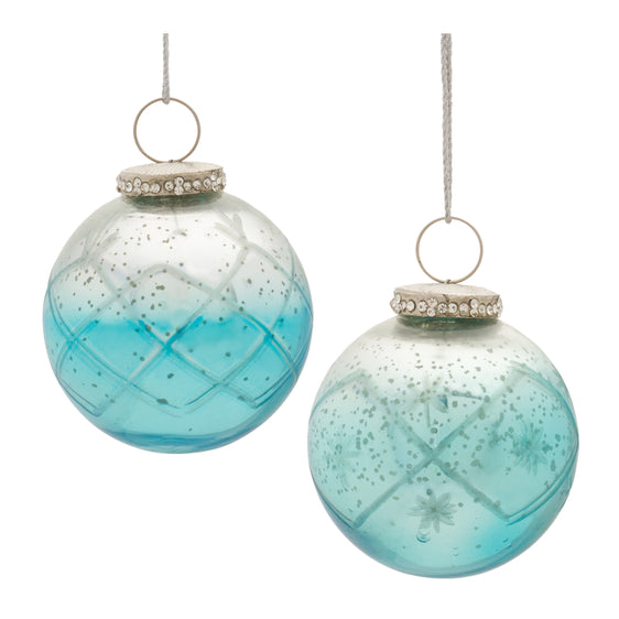 Blue-Ombre-Glass-Ball-Ornament,-Set-of-6-Ornaments