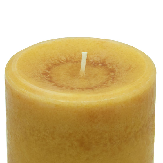 Pier 1 Amber Musk 3x6 Solid Pillar Candle