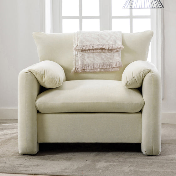 Nolan Oversized Armchair, Chenille