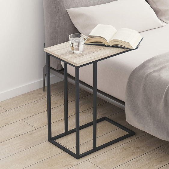 C-Shaped-Snack-Side-Table-For-Living-Room,-Bedroom,-And-Entryway-Home-Goods