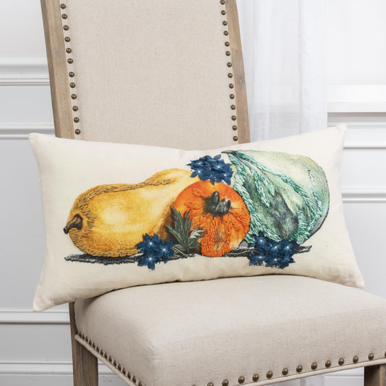 Screen-Print-And-Embroidery-Cotton-Gourd-Still-Life-Pillow-Cover-Decorative-Pillows