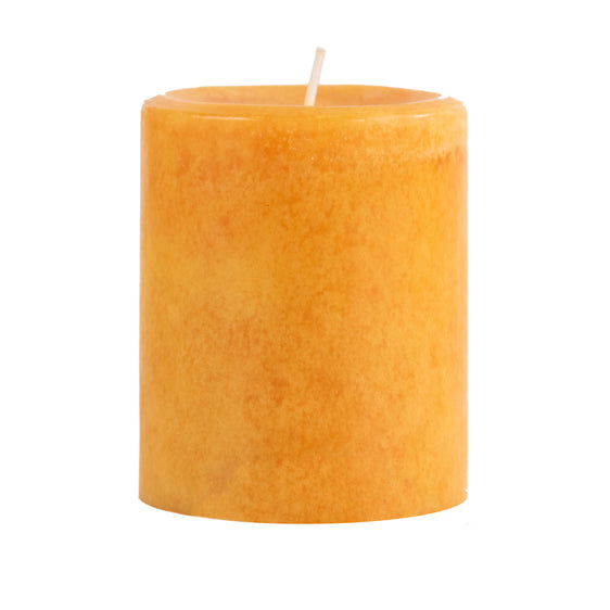 Pier 1 Ginger Peach® Mottled 3x4 Pillar Candle