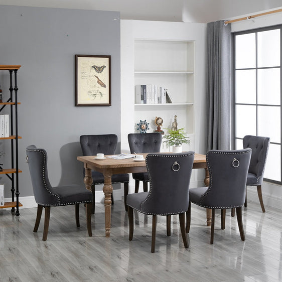 Emily-Armless-Tufted-Upholstered-Dining-Chair,-Set-of-6-Dining-Chairs