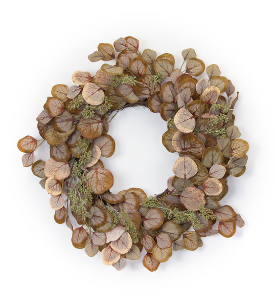 Harvest Eucalyptus and Moss Wreath 22"