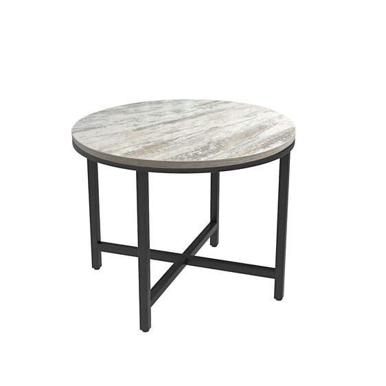 Wood-Grain-Round-Side-Table-With-Black-Matte-X-Shaped-Metal-Frame-And-Adjustable-Foot-Pads-Home-Goods