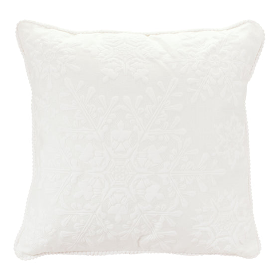 Snowflake Throw Pillow 17"