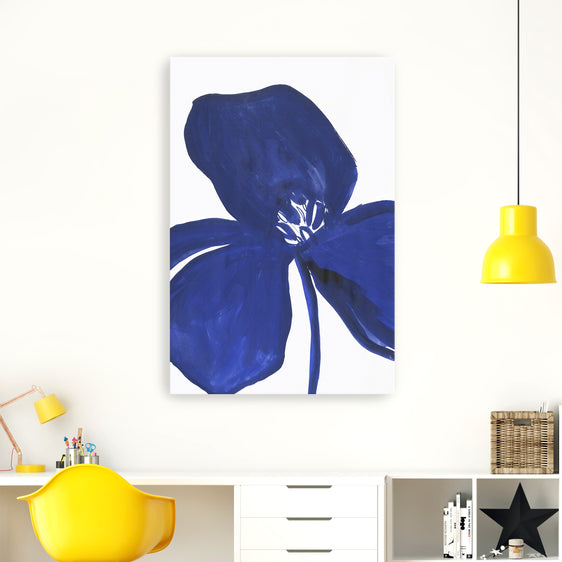 Indigo Petal II Canvas Giclee