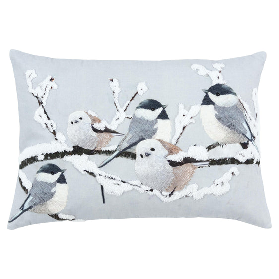 Bird Digitally Printed Cotton Decorative Throw Pillow