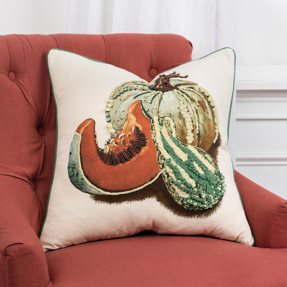 Screen-Print-And-Embroidery-Cotton-Gourds-&-Pumpkins-Decorative-Throw-Pillow-Decorative-Pillows