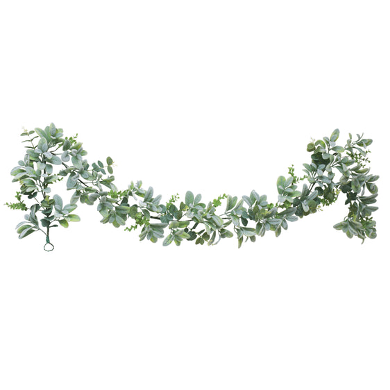 6 ft x 10" Lamb's Ear Garland