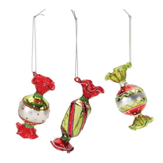 Glass-Wrapped-Candy-Ornament,-Set-of-12-Ornaments