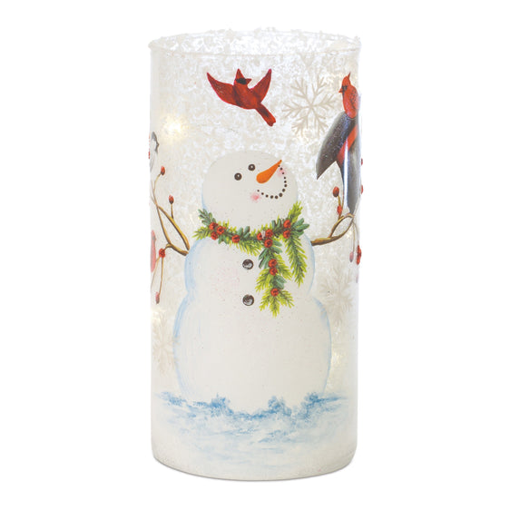 LED-Snowman-Luminary,-Set-of-2-Decor