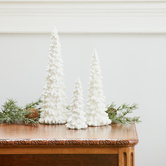 Off-White-Tabletop-Holiday-Tree,-Set-of-3-Decor