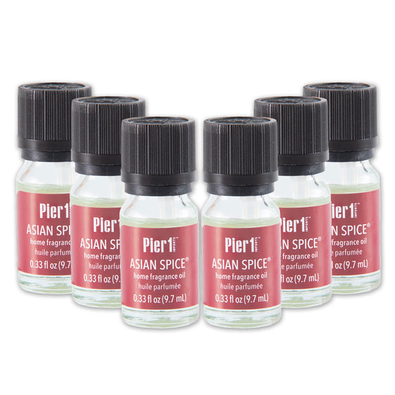 Pier 1 Asian Spice Fragrance Oil Set of 6