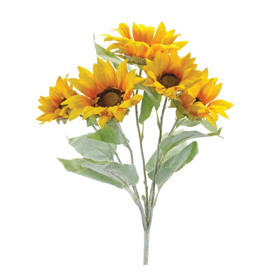 Sunflower-Bush,-Set-of-2-Faux-Florals