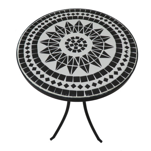 14" Outdoor Mosaic Side Table