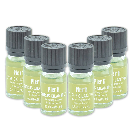 Pier 1 Citrus Cilantro® Fragrance Oil Set of 6