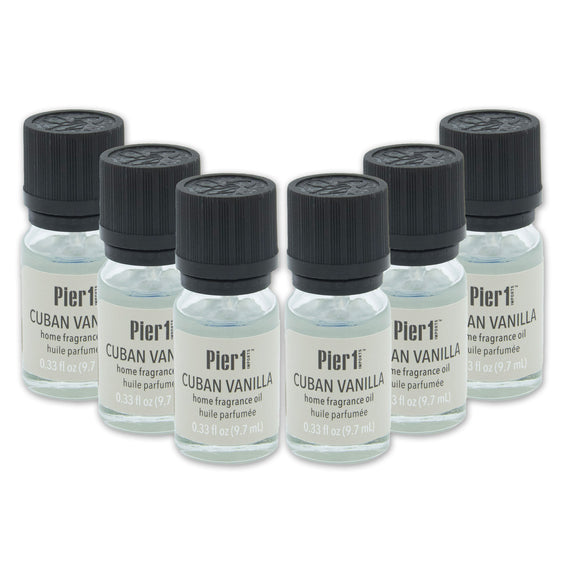 Pier 1 Cuban Vanilla Fragrance Oil Set of 6