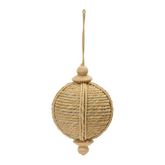 Jute-Onion-Ornament,-Set-of-4-Ornaments