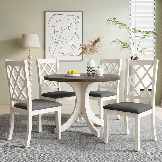 Taylor-5-Piece-Round-Dining-Table-Set-with-Upholstered-Chairs-Dining-Set