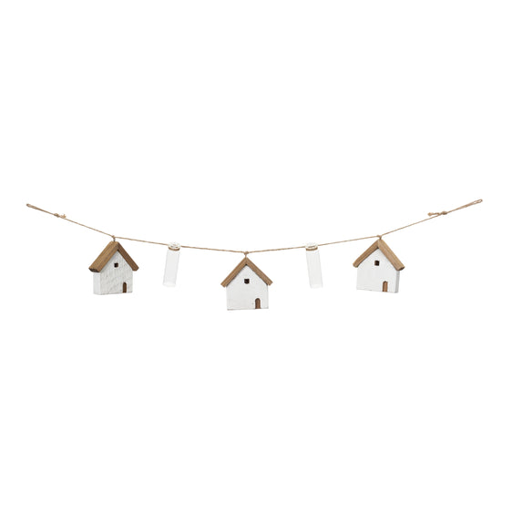 House and Tube Vase String Garland, Set of 2