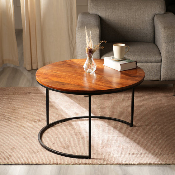 Round-Metal-End-Table-with-Wood-Top-Side-Tables