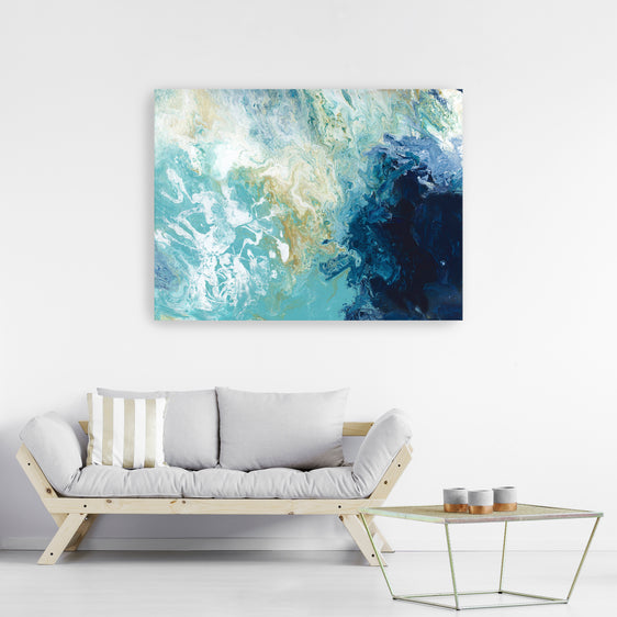 Ocean Flow Canvas Giclee