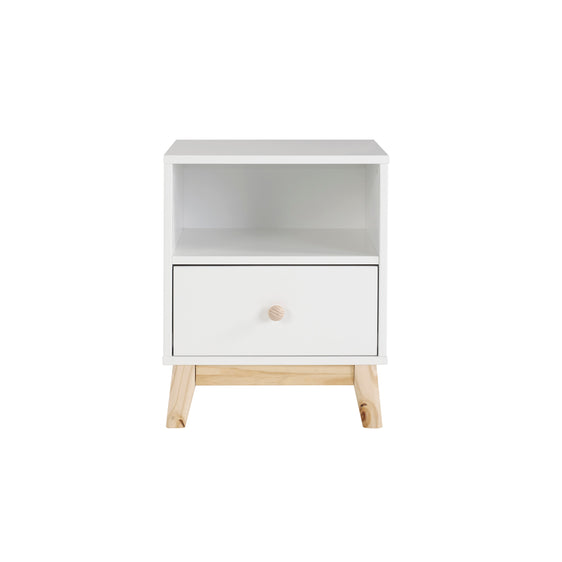 Modern 19 1/2"W One Drawer Nightstand