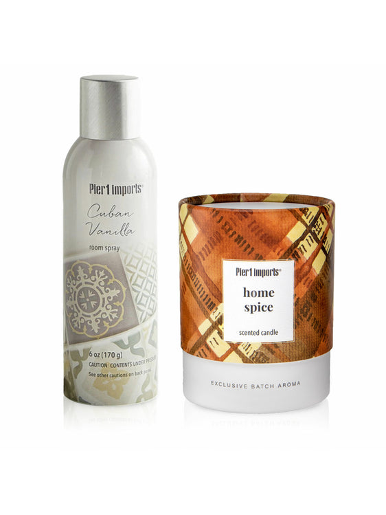 Pier 1 Soy Candle And Room Spray Set