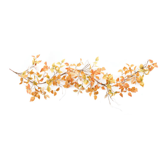 Mixed Fall Foliage Garland 5'