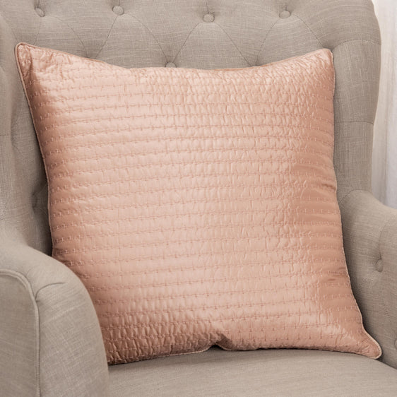 Quilted Solid Decorative Throw Pillow