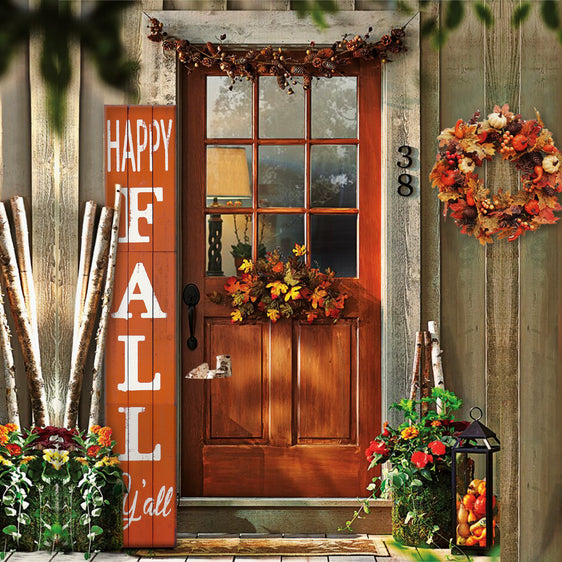 Orange-Happy-Fall-Ya'll-Wood-Porch-Sign-Fall-Decor