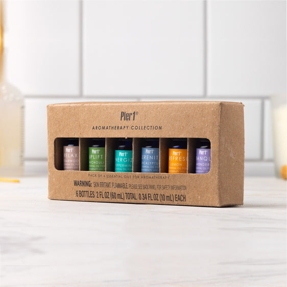 Pier-1-Aromatherapy-Set-of-6-Essential-Oils-Fragrance-Oil