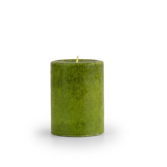 Pier 1 Citrus Cilantro® Mottled 3x4 Pillar Candle - Pier 1