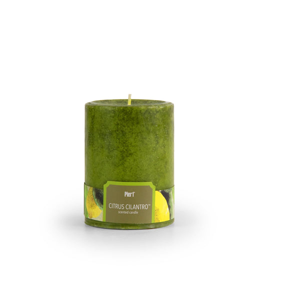 Pier-1-Citrus-Cilantro®-Mottled-3x4-Pillar-Candle-Pillar-Candles