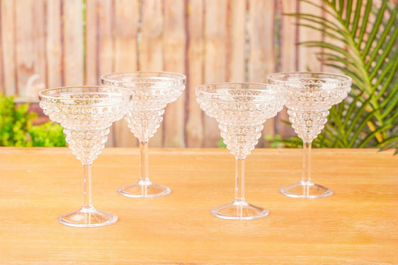 Pier-1-Emma-Clear-Acrylic-12-oz-Margarita-Glasses,-Set-of-4-Drinkware-Sets