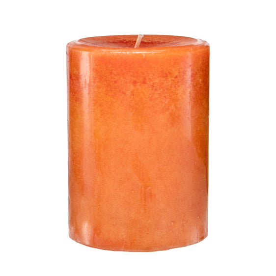 Pier 1 Pumpkin Spice 3x4" Mottled Pillar Candle - Pier 1