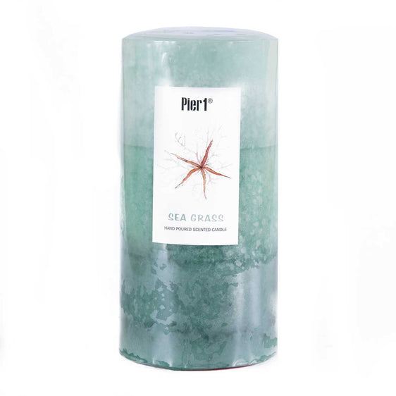 Pier-1-Sea-Grass-Layered-3x6-Pillar-Candle-Pillar-Candles