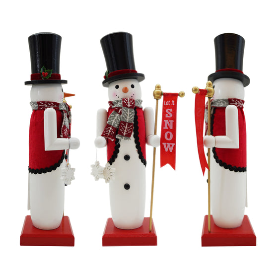 14" Snowman Nutcracker